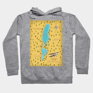 Dead sea map Hoodie